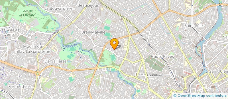 localisation de l'entreprise SAS BUZUCK  NANTES