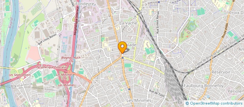 localisation de l'entreprise SAS BYC  TOULOUSE