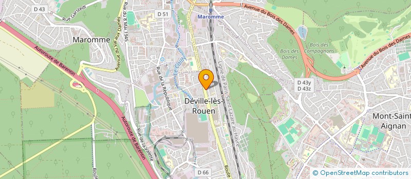 localisation de l'entreprise SAS BYC à DEVILLE-LES-ROUEN
