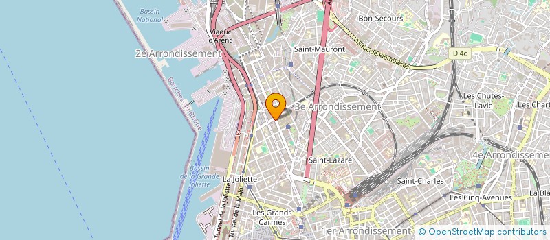 localisation de l'entreprise SAS C.D.L. PHARMA à MARSEILLE