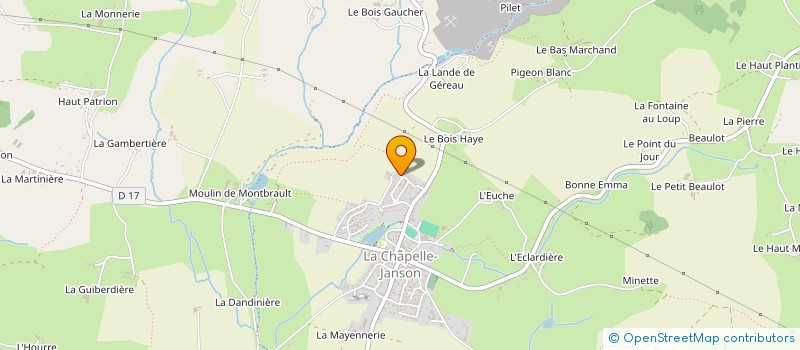 localisation de l'entreprise SAS C.E.L.I.  LA CHAPELLE FLEURIGNE