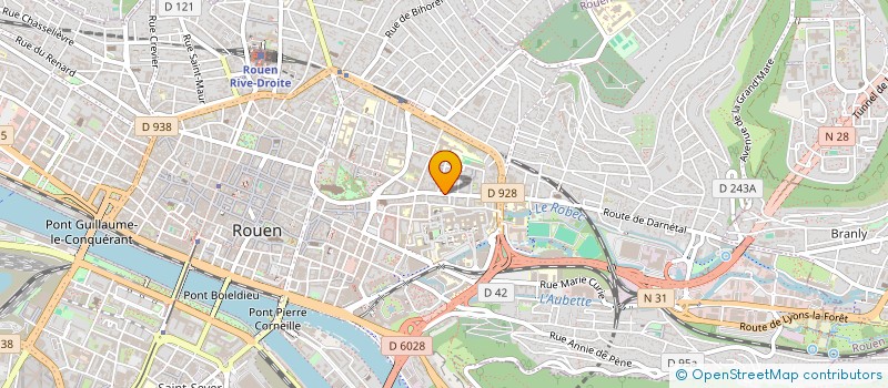 localisation de l'entreprise SAS C ONE à ROUEN