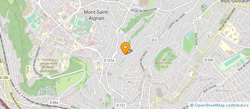 localisation de l'entreprise SAS C1  ROUEN