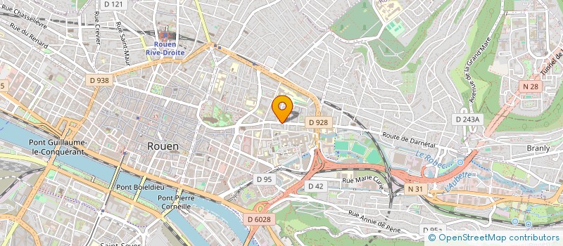 localisation de l'entreprise SAS C2  ROUEN