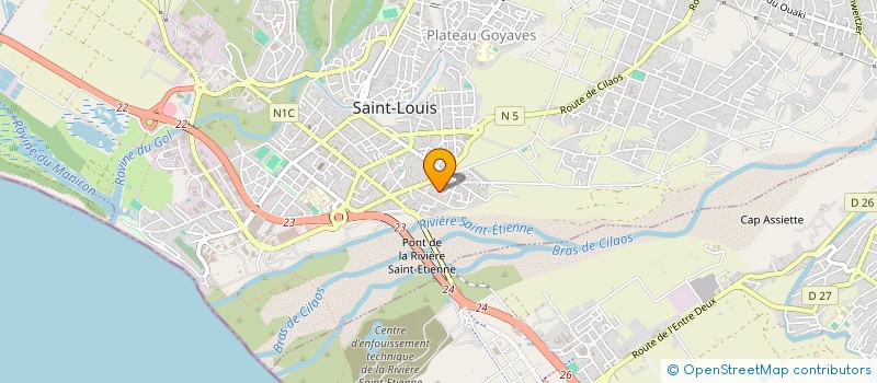 localisation de l'entreprise SAS CA-RO à SAINT-LOUIS