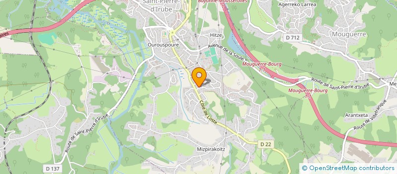 localisation de l'entreprise SAS CABANNES HARISTOY à SAINT-PIERRE-D'IRUBE