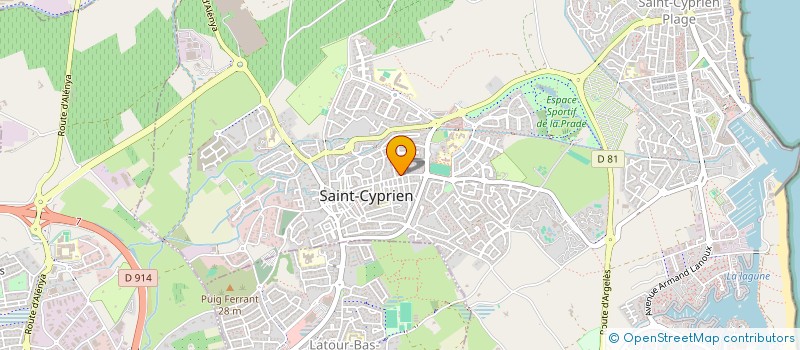 localisation de l'entreprise SAS CABINET MAURY GE à SAINT-CYPRIEN