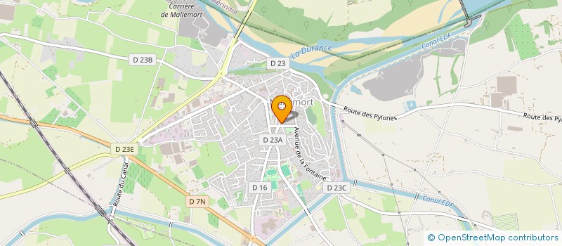 localisation de l'entreprise SAS CABOTINE à MALLEMORT