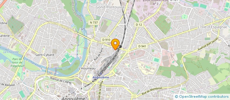 localisation de l'entreprise SAS CABROLIE à ANGOULEME