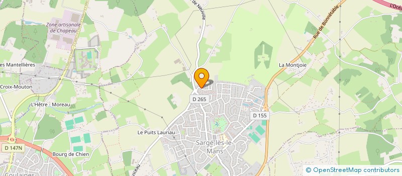 localisation de l'entreprise SAS CAC 37  SARGE-LES-LE-MANS