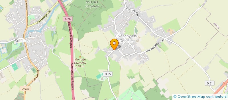 localisation de l'entreprise SAS CACTAL à GIVENCHY-EN-GOHELLE