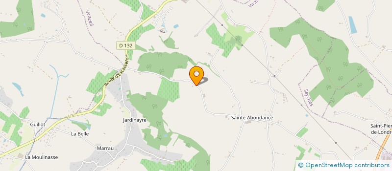 localisation de l'entreprise SAS CAD ENERGY  VIRAZEIL