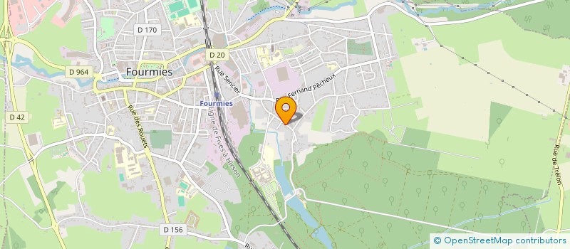 localisation de l'entreprise SAS CADO  FOURMIES