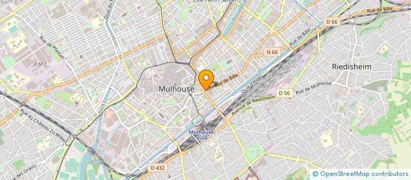 localisation de l'entreprise SAS CAFFE MILANO  MULHOUSE