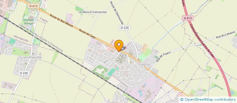 localisation de l'entreprise SAS CAGNOLIA IMMO  CAGNY