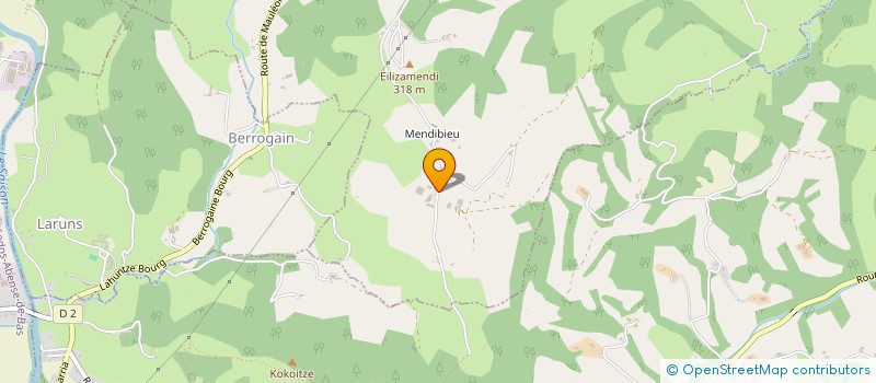 localisation de l'entreprise SAS CAHAPIA  MONCAYOLLE-LARRORY-MENDIBIEU