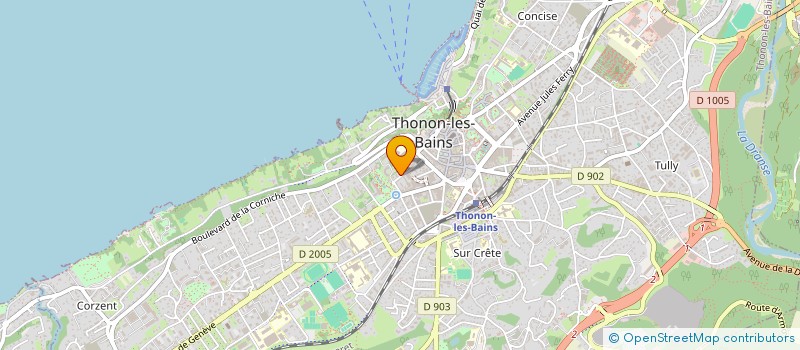 localisation de l'entreprise SAS CAIR à THONON-LES-BAINS