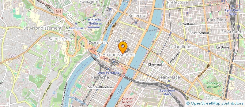 localisation de l'entreprise SAS CALAVIE - ASSURANCES ET PATRIMOINE  LYON