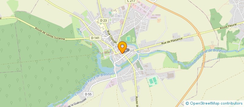 localisation de l'entreprise SAS CALLEWAERT à BRETEUIL