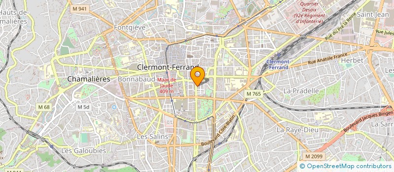 localisation de l'entreprise SAS CALYPSO  CLERMONT-FERRAND