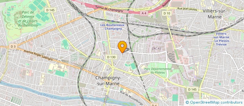 localisation de l'entreprise SAS CAMILLE à CHAMPIGNY-SUR-MARNE