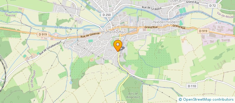 localisation de l'entreprise SAS CAMOMILLE  VAL-DE-MODER