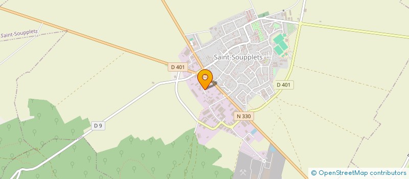 localisation de l'entreprise SAS CAMPI  SAINT-SOUPPLETS