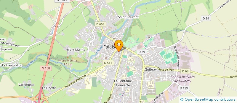 localisation de l'entreprise SAS CAMPIE à FALAISE