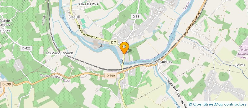 localisation de l'entreprise SAS CAMPING DU NIZOUR à SIREUIL