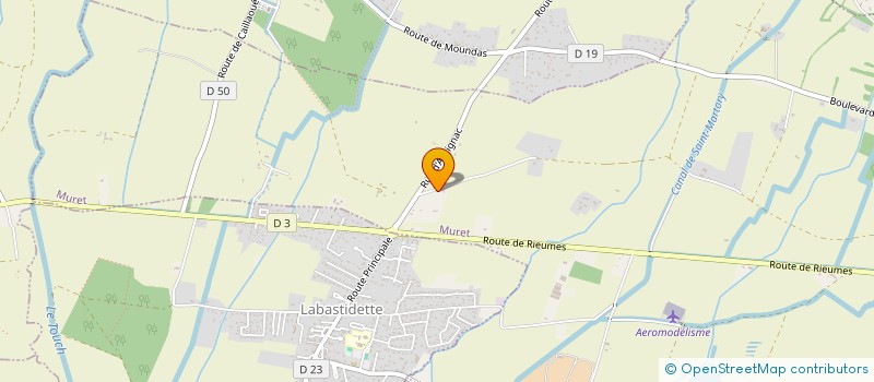 localisation de l'entreprise SAS CANCEL  MURET