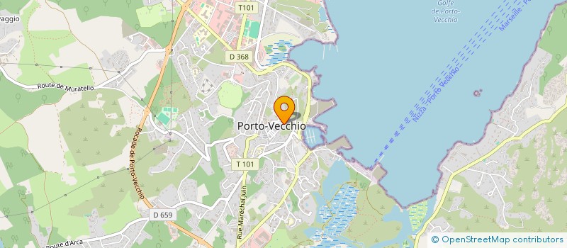 localisation de l'entreprise SAS CANDELI  PORTO-VECCHIO