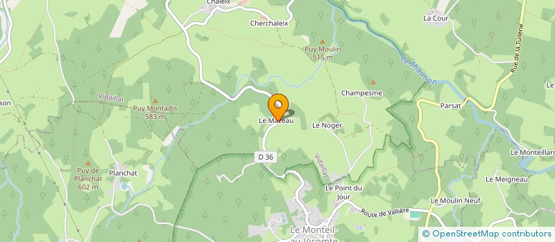 localisation de l'entreprise SAS CANDO ELEC à SARDENT