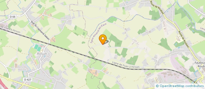 localisation de l'entreprise SAS CANFIN  SAINT-AMAND-LES-EAUX