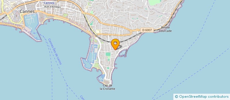 localisation de l'entreprise SAS CANNES JET-RIDE EVASION à CANNES