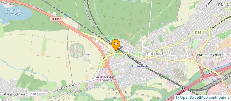 localisation de l'entreprise SAS CANOPROTEC  LUTTERBACH