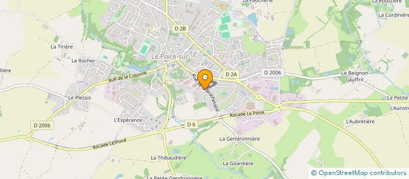 localisation de l'entreprise SAS CANTIN STEPHANE à LE POIRE-SUR-VIE