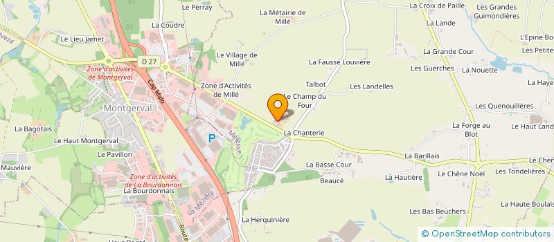 localisation de l'entreprise SAS CAP ENERGIE à MELESSE