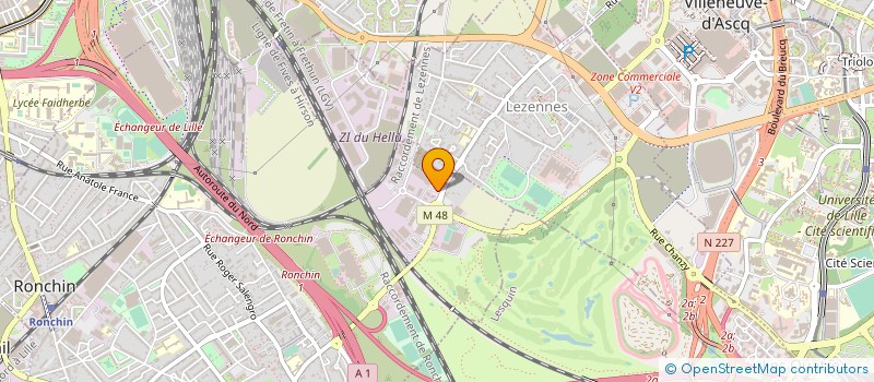 localisation de l'entreprise SAS CAP FONCIER 21 à RONCHIN
