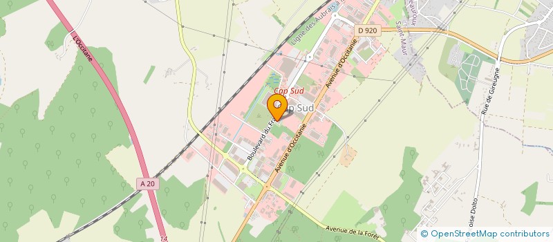 localisation de l'entreprise SAS CAP SUD  SAINT-MAUR
