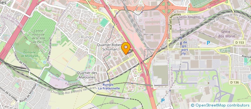 localisation de l'entreprise SAS CAP SYNERGIE OFFICINE à RUNGIS