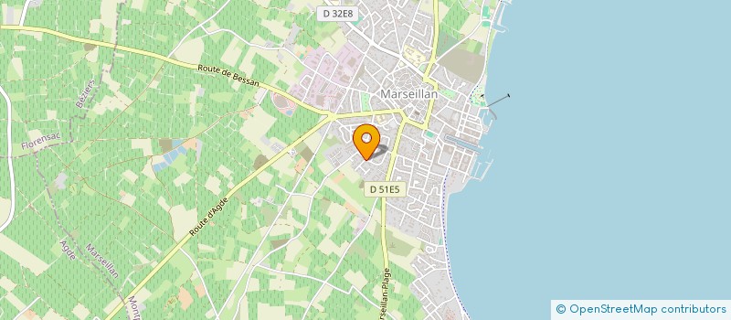 localisation de l'entreprise SAS CAP WOOD à MARSEILLAN