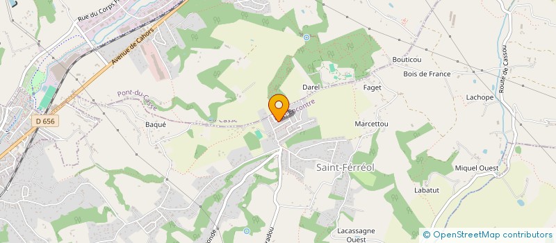 localisation de l'entreprise SAS CAPE OCEAN 40  BON-ENCONTRE