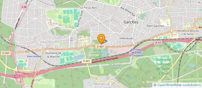 localisation de l'entreprise SAS CAPITAL COPS à GARCHES