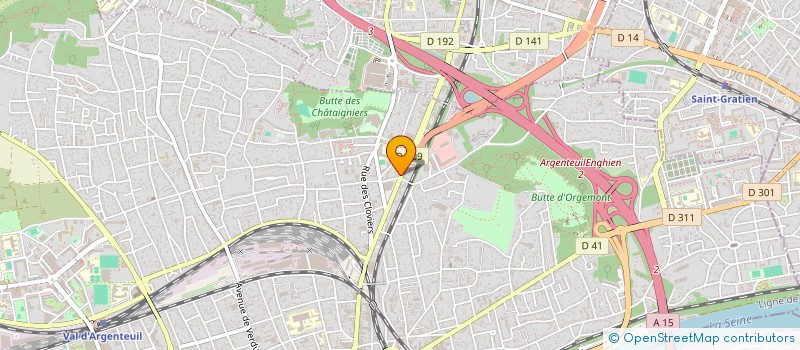 localisation de l'entreprise SAS CAPITAL INVEST  ARGENTEUIL