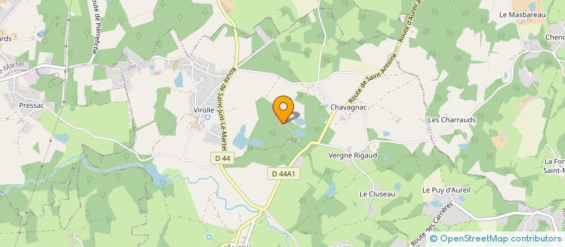 localisation de l'entreprise SAS CAPORNIER  AUREIL