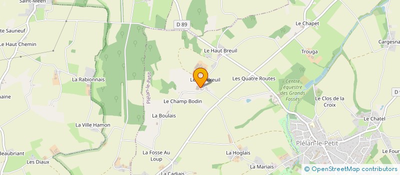 localisation de l'entreprise SAS CAPUCINES SOLAIRE  PLELAN-LE-PETIT
