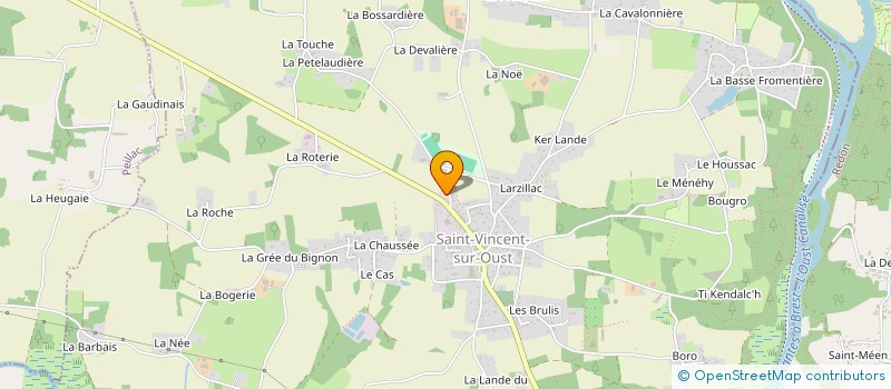 localisation de l'entreprise SAS CAPVD  SAINT-VINCENT-SUR-OUST