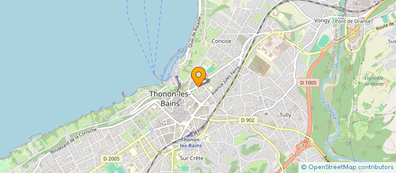 localisation de l'entreprise SAS CARABEUF à THONON-LES-BAINS