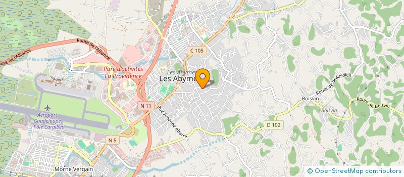 localisation de l'entreprise SAS CARAIBESPST à LES ABYMES