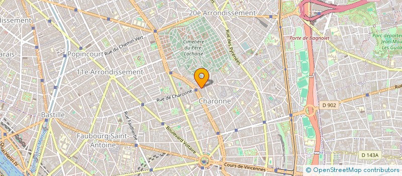 localisation de l'entreprise SAS CARAMEL  PARIS